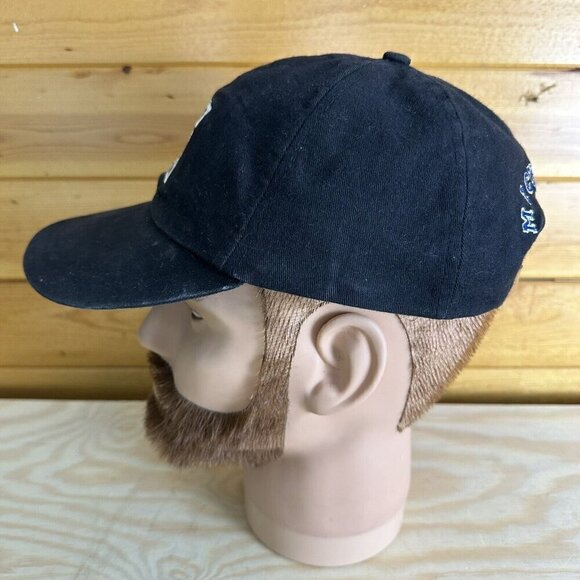 Vintage Walt Disney Mickey Co Big M Strapback Dad Hat Cap black - Picture 2 of 7